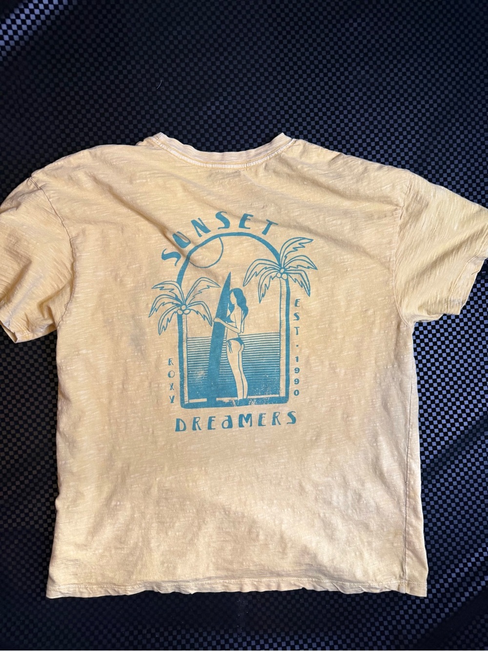 Roxy Yellow Beach tshirt - cotton